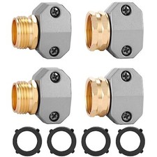 Zinc and Aluminum Male and Female Coupling Fits All 5/8-Inch and 3/4-Inch Gar...