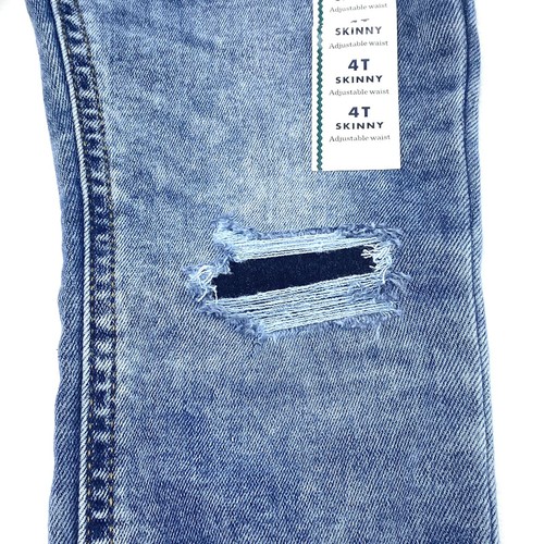 Cat & Jack Toddler Girl Size 4T Skinny Jeans Super Stretch Medium Denim Wash - Picture 7 of 12