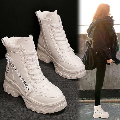 Zapatillas De Moda Para Mujer Zapatos Invierno Tenis Deportivos Botas Mujeres | eBay