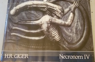 Vintage Original H R Giger Alien Necronom Iv Classic Print 1976 Original Alien Ebay His design for the alien was inspired by his painting necronom iv and earned him an oscar in 1980. vintage original h r giger alien necronom iv classic print 1976 original alien ebay