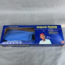 U.S DIVERS BLUE PACIFICA ADULT LARGE 8 1/2. 9 1/2. SWIMMING FINS IN BOX DIVING