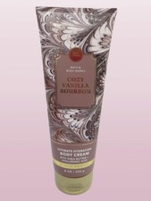 BATH BODY WORKS COZY VANILLA BOURBON 24 HOUR BODY CREAM 8 OZ