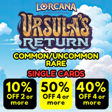 Lorcana TCG Ursula's Return Singles Mint Choose Your Cards