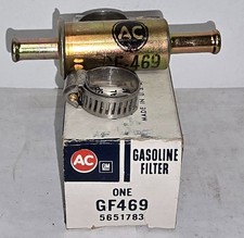 Ac Delco Gf469 - 5651783 - Wix 33027 - Nos Vintage Fuel Filter - Free Shipping