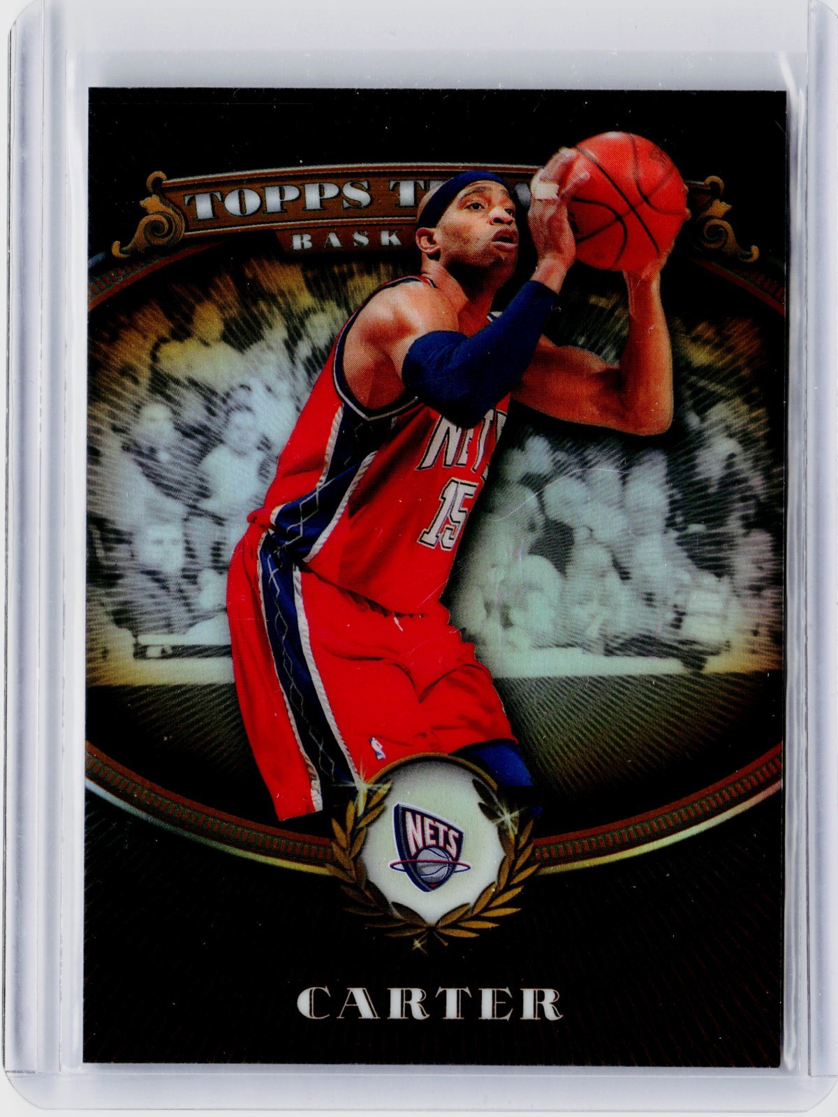 2008-09 TOPPS CHROME TREASURY REFRACTOR BRONZE #8 - VINCE CARTER #ED 340/999