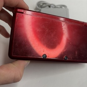 Nintendo 3DS System - Red Region USA, Charger US Model READ!