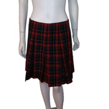Classic School Girl Plaid Skirt  Medium  EUC