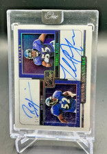 2022 Panini One RAY LEWIS TERRELL SUGGS Dual Encased ON Card AUTO 1/2 Ravens