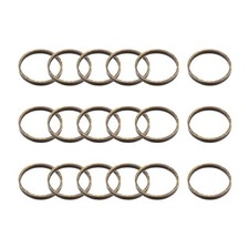 Round Earring Beading Hoop Rings Circle Link Ring 8mm/ 0.3" Bronze,20pcs