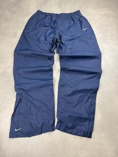 Nike Trackpants &ndash; Baggy Open Leg Stitching &ndash; Gr&ouml;&szlig;e XL blau