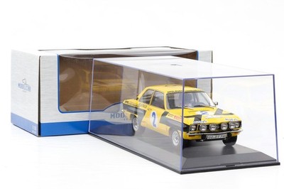 1:18 Opel Ascona 1.9 SR #2 Sieger Akropolis 1975 Röhrl Berger MCG + Vitrine