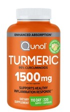 Qunol Turmeric 1,500 mg., 220 Capsules