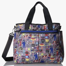 LeSportsac Ryan Baby Tote Diaper Bag Buckaroo HTF Rare With Changing Pad