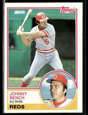 1983 Topps #60 Johnny Bench Reds 3303J