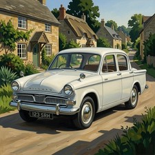 Hillman Minx Car Classic Birthday Card Greetings Card