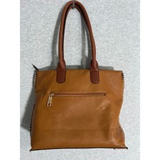 Borsa a tracolla Clarks Vegan in pelle 2 toni marrone 15x11x6 ciottoli LEGGI