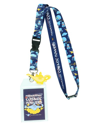 #ad #ad Disney Aladdin Genie Let#x27;s Make Some Magic Lanyard with ID Badge Holder $8.99