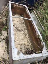 6ft Vintage Galvanized Water Trough/Planter.
