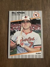 1989 Fleer - Billy Ripken #616 Black Box on Bat Knob ~ E