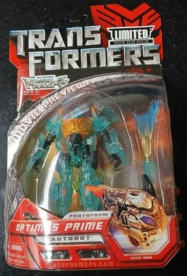 Transformers 2007  Protoform Optimus Prime & Starscream Fusion Cluster Edition