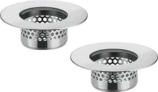 Bathroom Sink Strainer (2 Pack), Bathtub Drain Cover Lavatory Sink Drain Straine