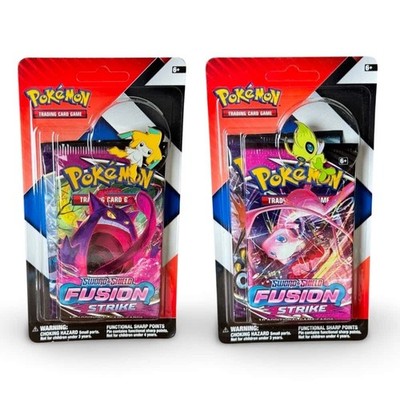 Pokemon TCG SWSH Fusion Strike & Chilling Reign 2 Pack Blister Jirachi Pin ENG