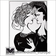 Original Tusche Zeichnung - Gisela Geser - Zwei Frauen