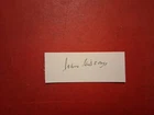 WW2 RAF BATTLE OF BRITAIN HURRICANE PILOT   PENCIL  SIGNED CARD