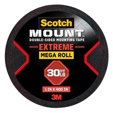 1 In. X 11.1 Yds. Permanent Double Sided Extreme Mounting Tape