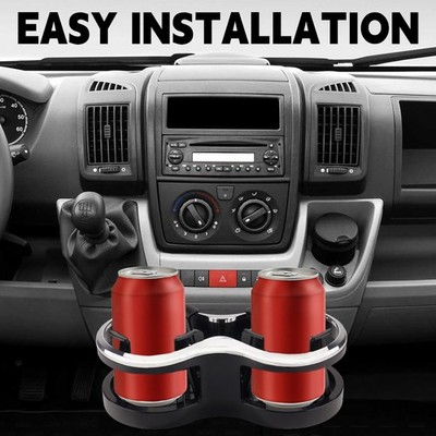 Doppel-Getränkehalter für Fiat Ducato Peugeot Boxer Citroën Jumper 07-24