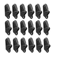 20Pc Outdoor Camping Tent Awning Tarp Clamp Gripper Fixed Emergency Hanger Clips