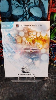 CODEMASTERS PlayStation 3 PS3 System 2007 Game Play List Promo Insert Booklet