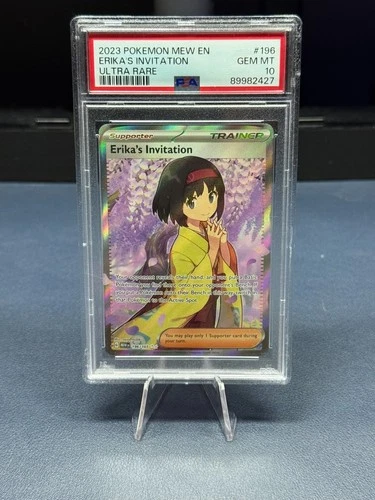 PSA 10 Erika's Invitation 196/165 Pokémon Pokemon 151