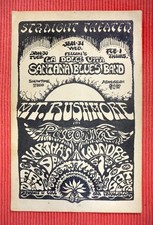 Original 1968 Straight Theater (SF) handbill- Santana, Mt Rushmore Phoenix. Rare