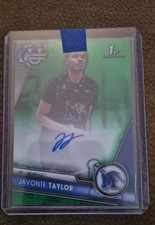 2023-24 Bowman University Chrome - Chrome Prospect Autographs Javonte Taylor...
