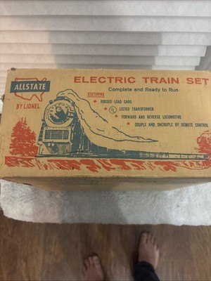 Lionel 27  Steam Freight Train Complete Set With Original Box -Tested works fine