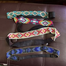 FOUR BEAUTIFUL BEADED HEADBANDS NWOT