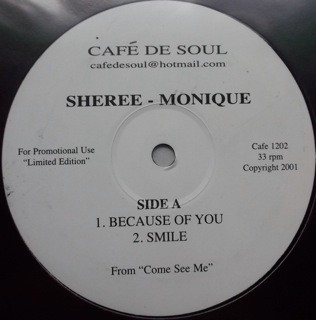 Sheree-Monique - Wegen dir / Lächeln / Ich vermisse mich / Jemand zu lieben, 12'', (Vi