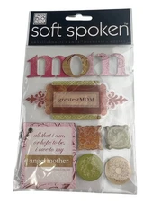 ME & MY BIG IDEAS SOFT SPOKEN 3D DOMENSIONAL STICKERS GREATEST MOM