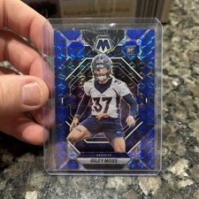 2023 Panini Mosaic - Rookies Riley Moss #358 Blue Mosaic Prizm /99 (RC)