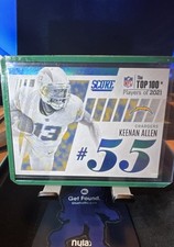 2022 Score - Top 100 Keenan Allen #T55. Case hit. 