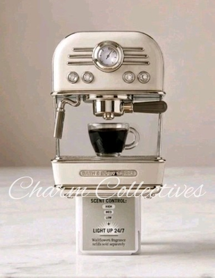 #ad NEW Bath amp; Body Works Retro Espresso Machine Wallflower Plug in Light Up $39.99