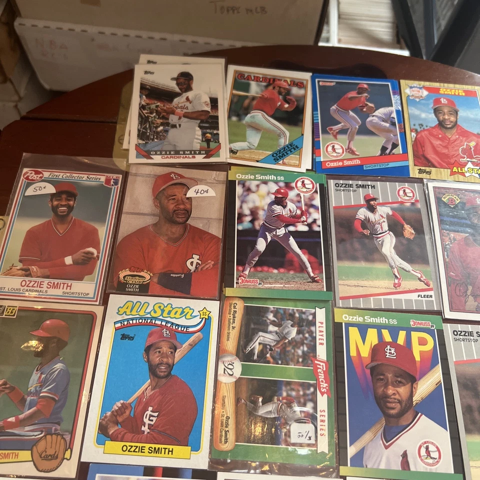 Lote de 60+ tarjetas Ozzie Smith 40+ diferentes Cardenales de San Luis de 1983-90’s Foto 4 de 4