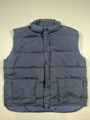 Cabela's Vest Mens 2XLT Blue Premier Northern Goose Down Puffer Outdoor Hunting