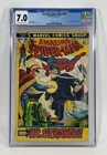 1972 Amazing Spider-Man  109 CGC 7.0 1st Doctor  Strange on cover F-VF OW/W