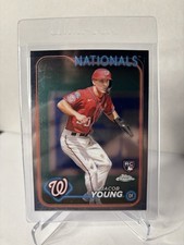Topps Chrome 2024 Jacob Young #264 Rookie Washington Nationals Baseball A