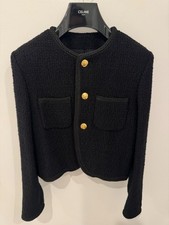 Celine Classic Chasseur Bouclé Tweed Jacket ...