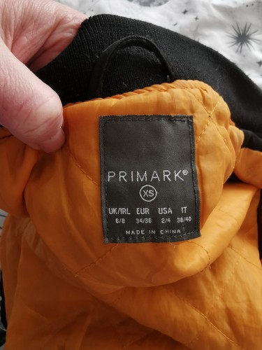 Bomberjacke XS schwarz Reißverschlusstaschen - Bild 6 von 7