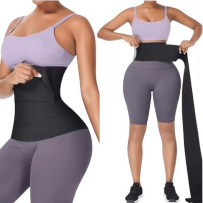 Wrap Waist Trainer Bandage Belt Tummy Control Shapewear High Elastic Women Slim