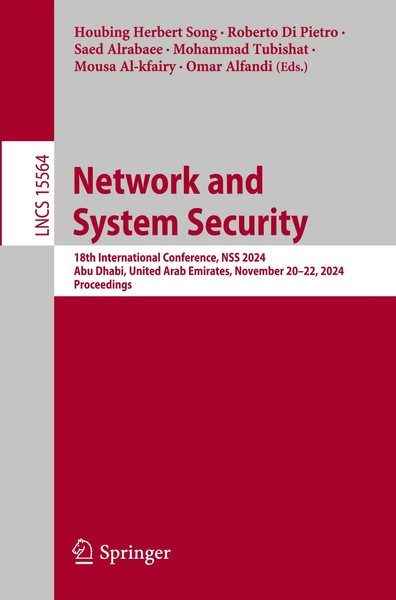 Network And System Security Houbing Herbert Song (U. A.) Taschenbuch Xiii 2025-image